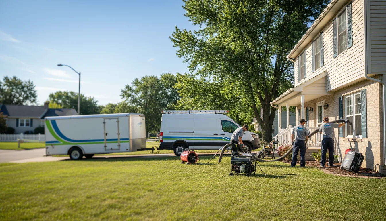 Flooded Basement Restoration And Cleanup With Repair in Caledonia, MI near me